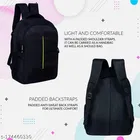Nylon Backpack for Men & Women, Black