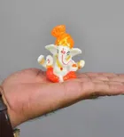 Polyresin Ganesh Idol for Car Dashboard 