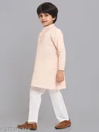 Cotton Blend Kurta with Pyjama for Boys 