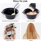 Latest Hair Colour Mixing Kit 1 Bowl and 3 Brushes 