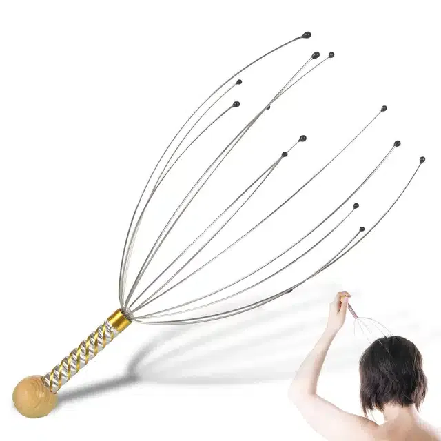 Majestique Head and Scalp Massager Tingle for Deep Relaxation Hair Stimulation and Stress Relief (B-117)