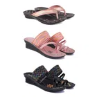 Combo of Heels & Slippers for Women 