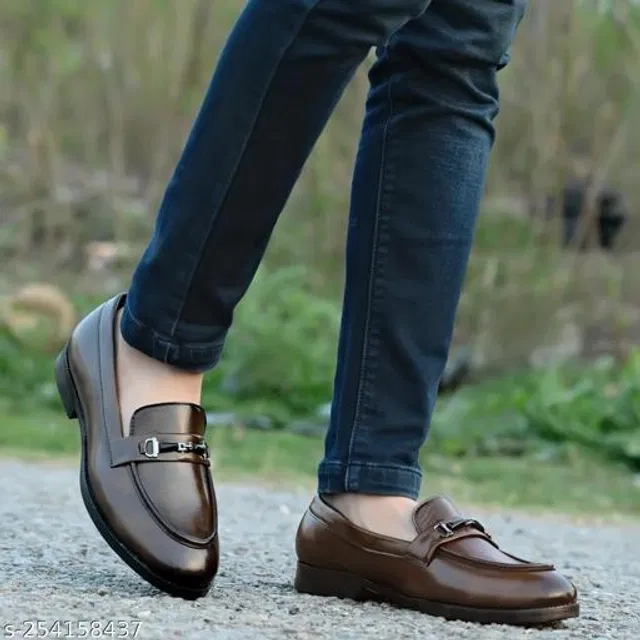 Loafers for Men (Brown, 8)