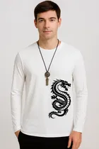 Round Neck Printed T-Shirt for Men 