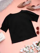 Cotton Blend Solid Top for Women 