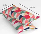 Grover Geometry Pillow Covers Pack of 4 Abstract Multicolor