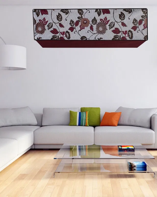 PVC Printed AC Cover (Multicolor, 1.5 Ton)
