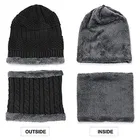 Woolen Cap with Neck Warmer for Men 