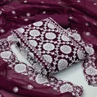 Unstitched  Embroidered Dress Material for Women & Girls 