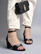 Solid Block Sandals for Women 