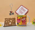 Khatu Crafts Combo Set For Mom Mug, Showpiece, Greeting Card 7x5x2inch