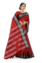 Cotton Embellished Saree for Women 