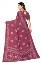 Georgette Printed Saree for Women 