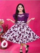 Printed Cotton Frock for Girls 