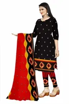 शारदा क्रिएशन क्रेप फ्लोरल प्रिंट सलवार सूट अस्टीचड 