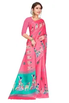 Khadi Silk Printed Saree for Women 