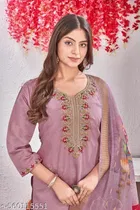 Cotton Silk Kurti With Bottomwear for Women 