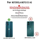MOTOROLA E13 Rubber Mobile Cover 