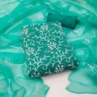 Organza Unstitched Dress Material for Women 