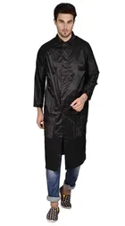 Solid Overcoat with Hoods and Side Pocket Raincoat for Men & Women 