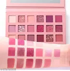 Premium Eyeshadow Palette with 7 Pcs Makeup Brushes & 2 Pcs Gel Eyeliner with 2 Pcs Brushes 