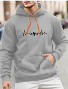 Fleece Printed Hoodie for Men 