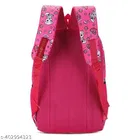 Polyester Backpack Bag, Pink