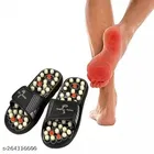 Acupressure Massager Slipper (Black, 5)
