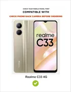 Silicone Mobile Back Cover for Realme RMX3624 / Realme_C33 
