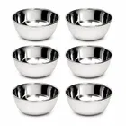 SimpleHome Steel Bowl 250ml Combo Set of 6