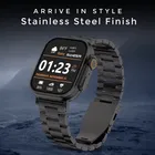 Immutable Black T800 Ultra Smartwatch Stainless Steel, BT Calling, Fitness & Music Smartwatch  