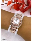 Alloy Analog Watch for Women (Multicolor)