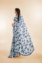 Georgette Printed Saree for Women 