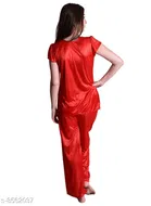 Satin Nightsuit Set for Women 