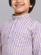 Cotton Blend Kurta with Pyjamas for Boys 