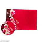 KANUSHI Industries® 1 Pc Microwave/Oven Top Cover + 1 Pc Fridge/Refrigerator Top Cover + 4 Fridge Mate 