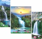 MDF 3 Pcs Designer Wall Painting for Home & Office 