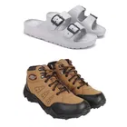 Combo of Casual Shoes with Sliders for Men 