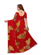 Georgette Printed Saree for Women 