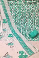 Cotton Printed Unstitched Dress Material for Women 
