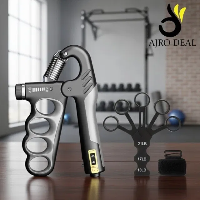 Plactic Hand Gripper For Forarms Exercise, Multicolour