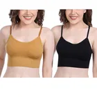 Cotton Blend Padded Camisole Bra for Women 