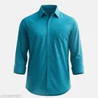 Cotton Blend Solid Shirt for Men, Multicolor, Pack of 2 