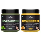 Natural Pudina & Kasturi Haldi Powder for Skin & Hair 
