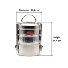 JENSONS Steel Clip Tiffin Set of 2 