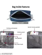 Polyester Cross Body Bag for Men, Blue