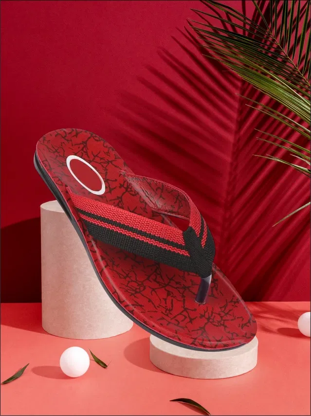 Flipflops for Men, Red (9)