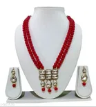 Alloy Necklace with Earrings for Women 