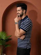 Striped Polo T-shirt for Men 