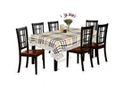 Polyester Embroidered Table Cloth (Black, 60x90 inches)
